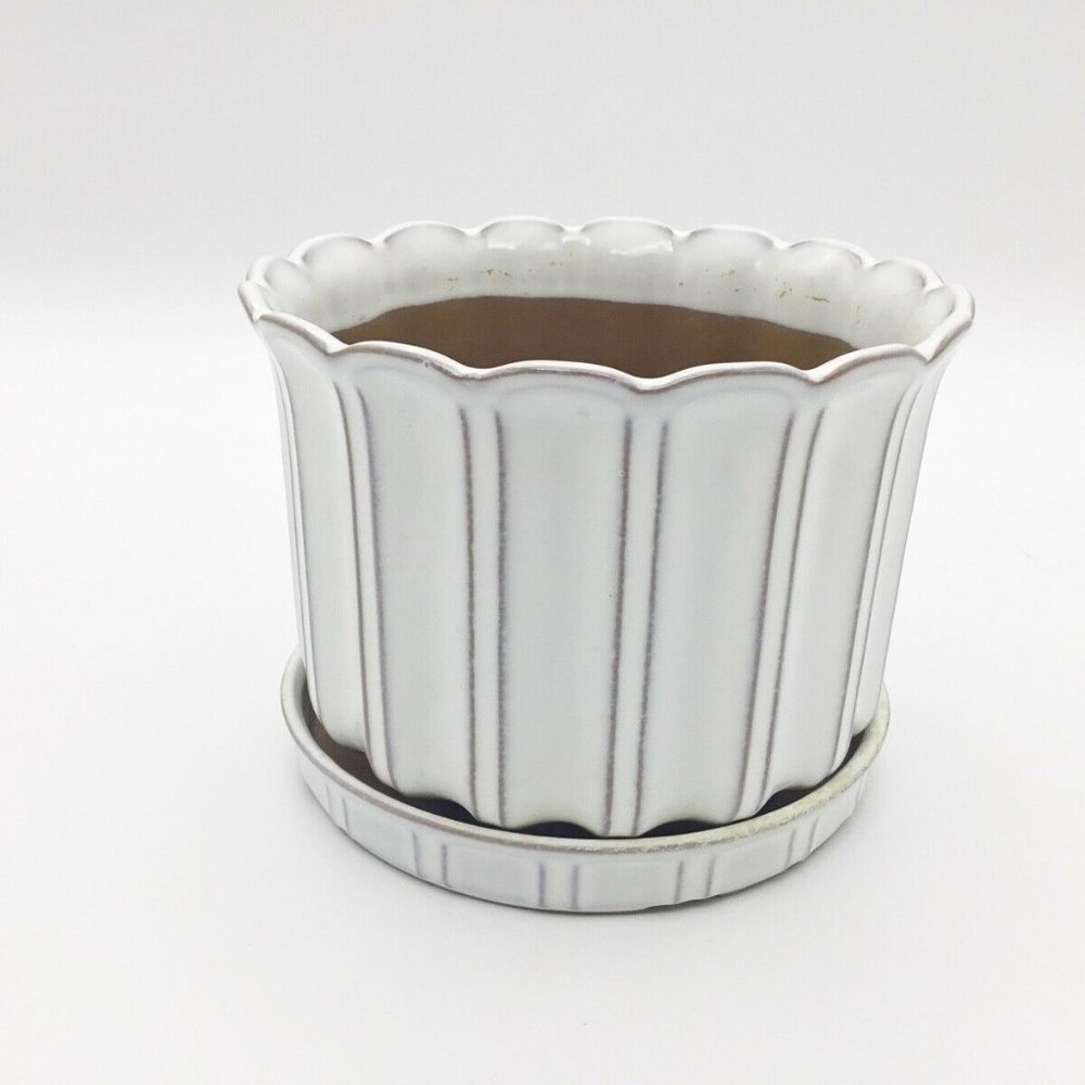 Vintage FUJI JAPAN Pottery T2 Small Glazed Planter